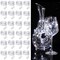 24 Pack Cool White Fairy Lights Battery Operated 3.3ft 20 LED Firefly Lights, Waterproof Mini String Lights for Wedding Party Crafts Mason Jars Decor